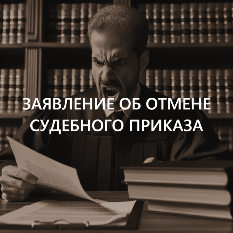 Скачать заявление об отмене судебного приказа — образец заполненного документа